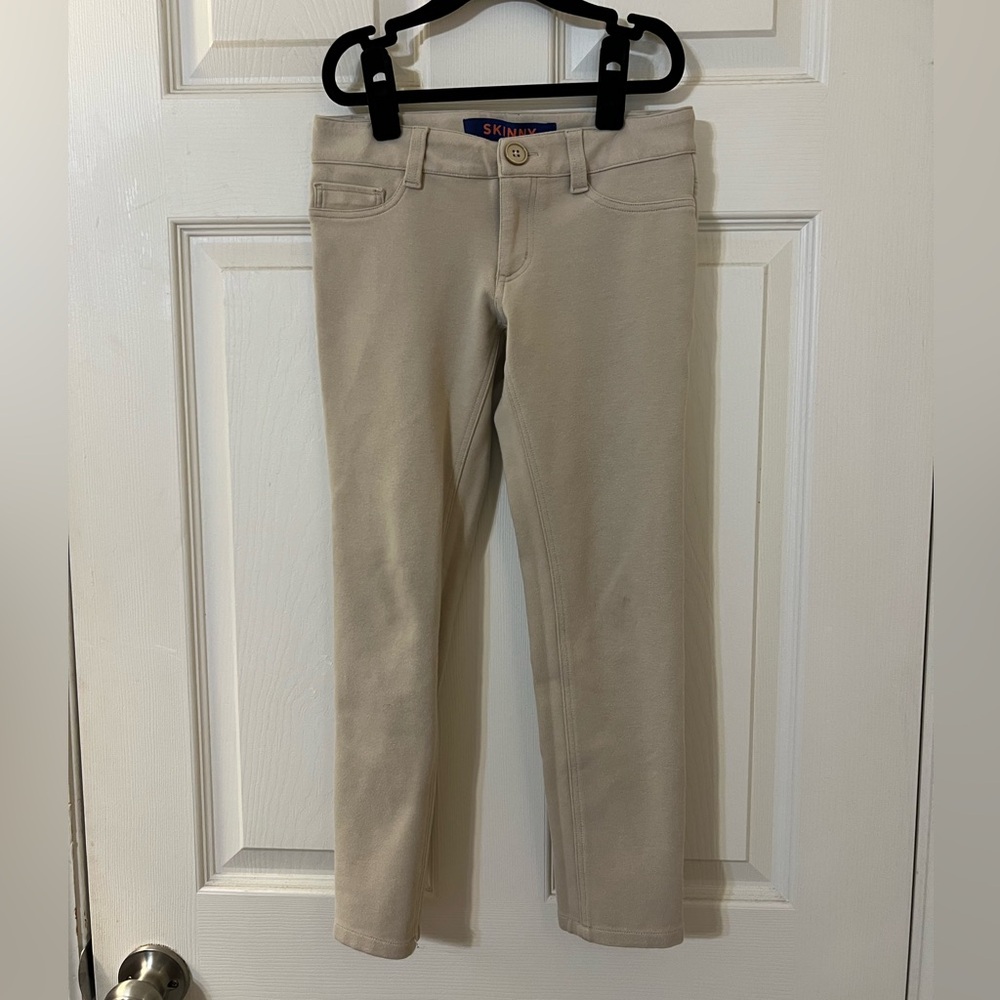 French Toast Light Tan Skinny Pants